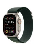 Apple Watch Ultra 2 Titan Natur Alpine Loop Dunkelgrün