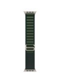Apple Watch Ultra 2 Titan Natur Alpine Loop Dunkelgrün