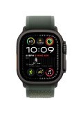 Apple Watch Ultra 2 Titan Schwarz Trail Loop Grün