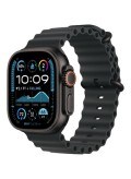 Apple Watch Ultra 2 Titan Schwarz Ocean Armband Schwarz
