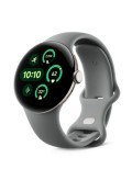 Google Pixel Watch 3 Bluetooth/WLAN 41 mm Aluminiumgehäuse in Champagne Gold / Sportarmband in Hazel