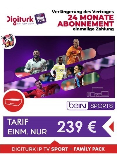 Digiturk Euro IP Full Sports [VERLÄNGERUNG] 2jährlich