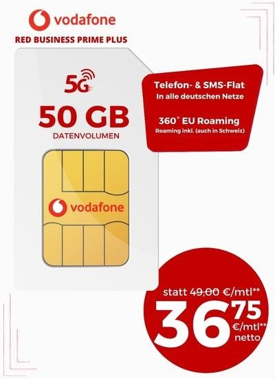 Vodafone Red Business Prime Plus 