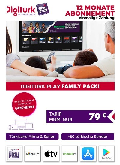 Digiturk Euro IP Family - ohne Box