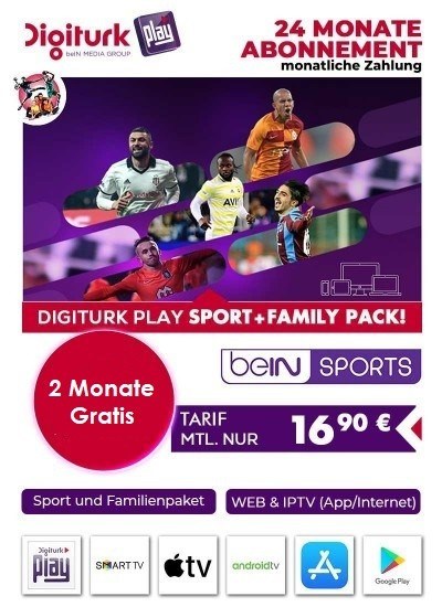 Digiturk Euro IP Full Sports - ohne Box