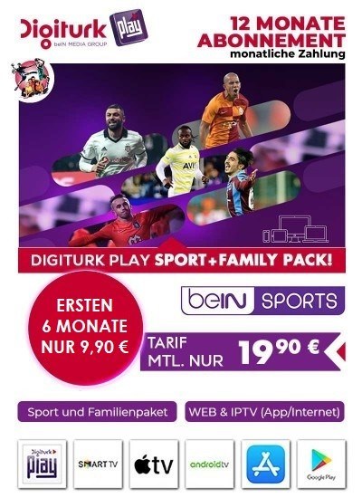 Digiturk Euro IP Full Sports - ohne Box