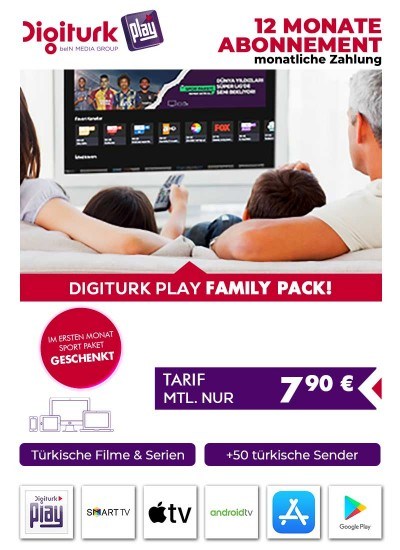 Digiturk Euro IP Family - ohne Box
