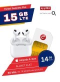 Ay Yildiz Airpods (3. Generation) inkl. Ay Yildiz Ay Allnet FLAT 10 GB