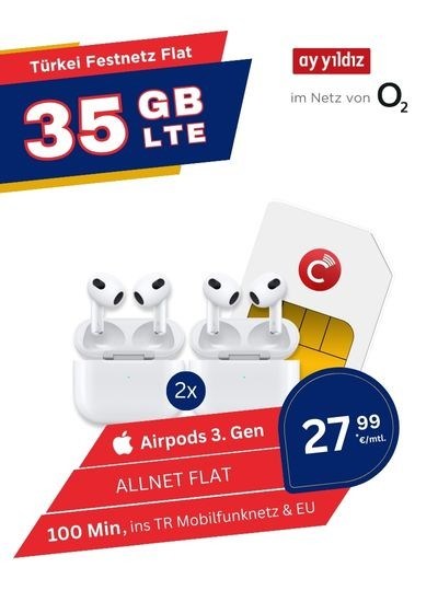 Ay Yildiz Airpods (3. Gen.) Ay Yildiz Ay Allnet