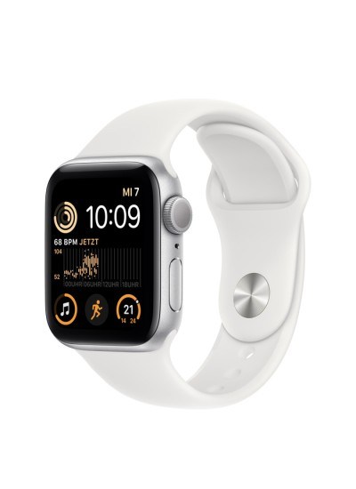 Apple Watch SE 2022 Sportarmband GPS 40 mm Silber