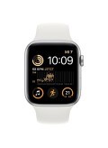 Apple Watch SE 2022 Sportarmband GPS 44 mm Silber