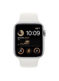 Apple Watch SE 2022 Sportarmband GPS 44 mm Silber