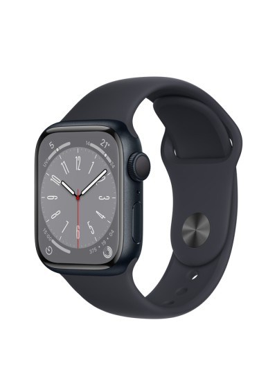 Apple Watch Series 8 Aluminium Sportarmband GPS 41 mm Mitternacht