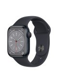 Apple Watch Series 8 Aluminium Sportarmband GPS 41 mm Mitternacht