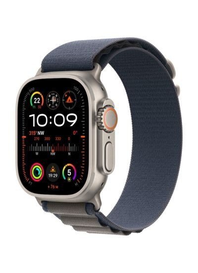Apple Watch Ultra 2 49 mm GPS + Cellular Alpine Loop Blau