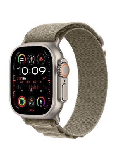 Apple Watch Ultra 2 49 mm GPS + Cellular Alpine Loop Oliv