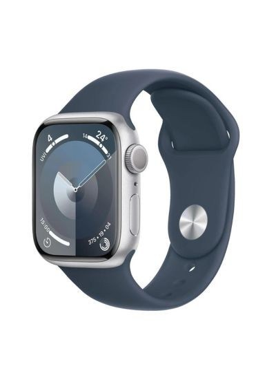 Apple Watch Series 9 Aluminium Sportarmband GPS 41 mm Silber