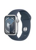 Apple Watch Series 9 Aluminium Sportarmband GPS 41 mm Silber