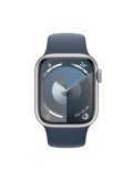 Apple Watch Series 9 Aluminium Sportarmband GPS 41 mm Silber