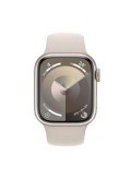 Apple Watch Series 9 Aluminium Sportarmband GPS 41 mm Polarstern