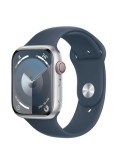 Apple Watch Series 9 Aluminium Sportarmband GPS 45 mm Silber