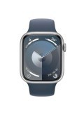 Apple Watch Series 9 Aluminium Sportarmband GPS 45 mm Silber