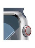 Apple Watch Series 9 Aluminium Sportarmband GPS 45 mm Silber