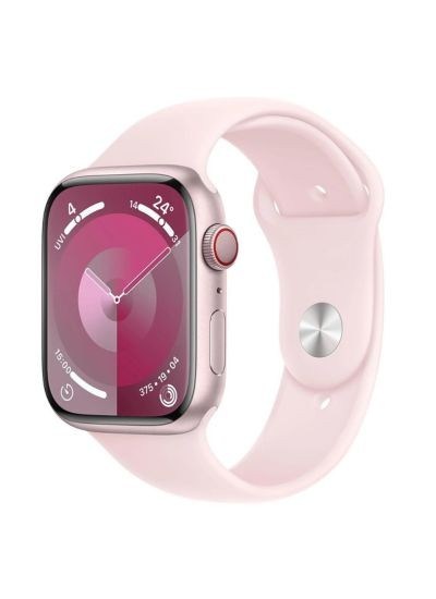 Apple Watch Series 9 Aluminium Sportarmband GPS 45 mm Rose