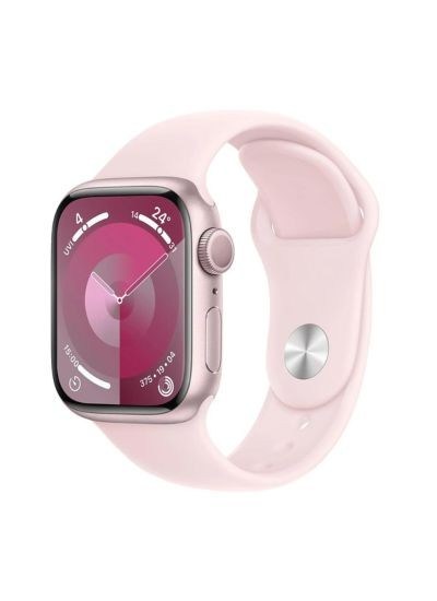 Apple Watch Series 9 Aluminium Sportarmband GPS + Cellular 41 mm Rose