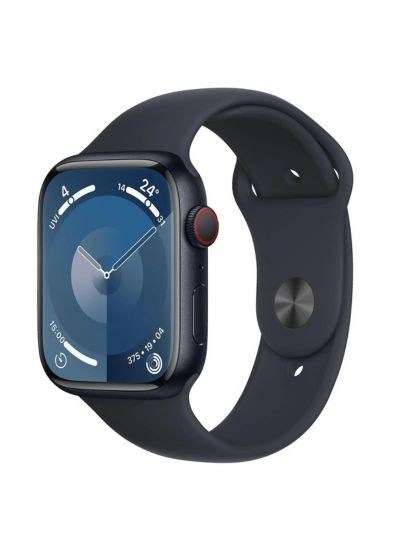 Apple Watch Series 9 Aluminium Sportarmband GPS + Cellular 45 mm Mitternacht