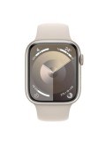 Apple Watch Series 9 Aluminium Sportarmband GPS + Cellular 45 mm Polarstern